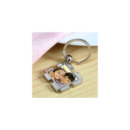 Personalized Key chain Square 1.5x1.5 inches