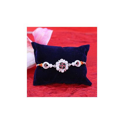 Dazzling Swastika Rakhi