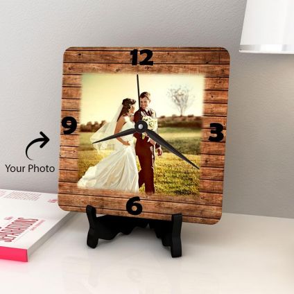 Magic Of Love Personalized Wooden Clock
