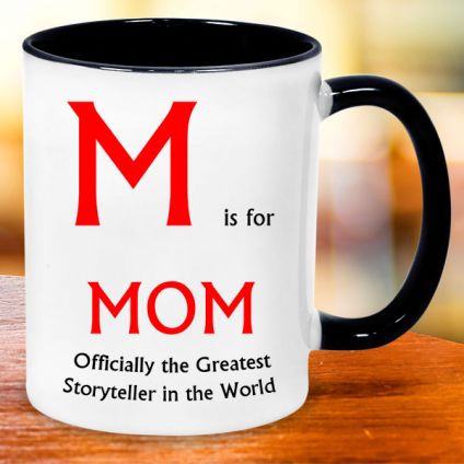 TRENDY WHITE MUG FOR MOM