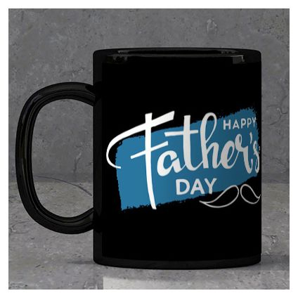 Happy Father's day Black Mugs