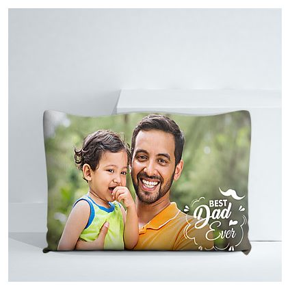 Best Dad ever personalized cushion