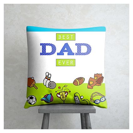Best Dad personalized cushio