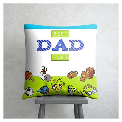 Best Dad personalized cushio