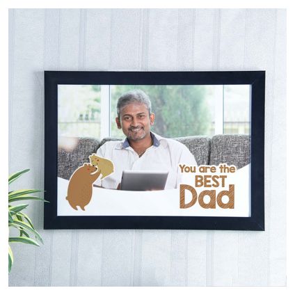 Best Dad personalized photo frame