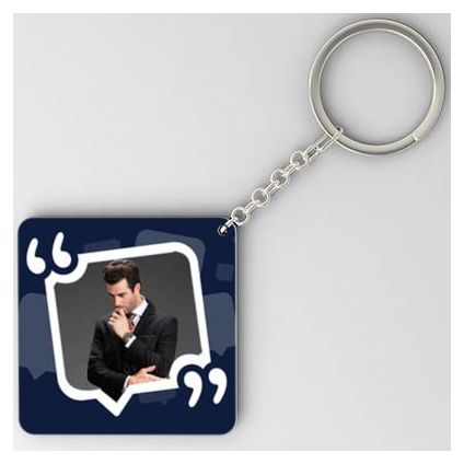 Photo Square Shaped Key chain