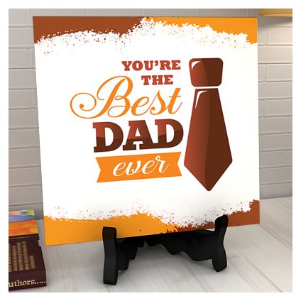 Unique Personalized Table Tile for Dad