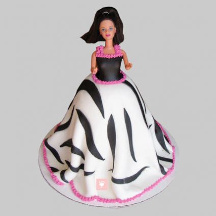 Elegant Barbie Cake