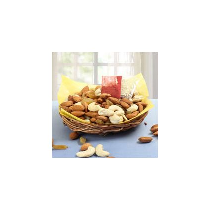 Dry Fruits Basket For Bhaidooj