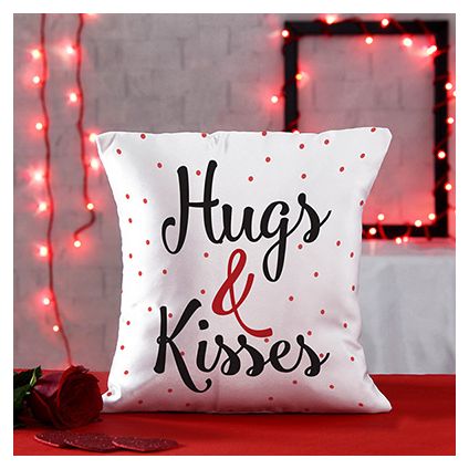 Hugs & Kisses cushion