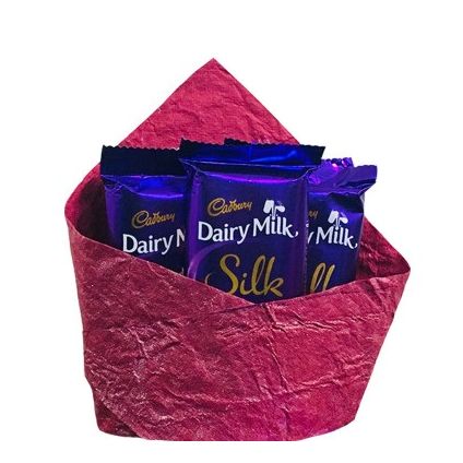 Dairy Milk Silk Arrangement