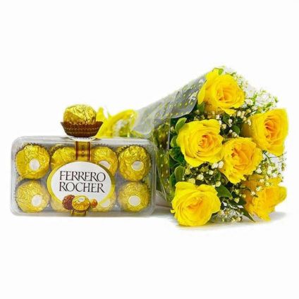 ferrero rocher with Roses