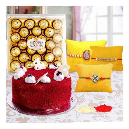 Red Velvet, Rocher With Rakhi