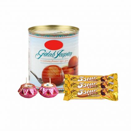 Gulab Jamun With Diya