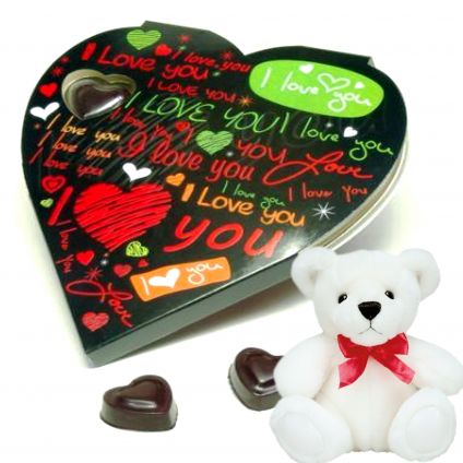 Handmade Chocolate with Teddy