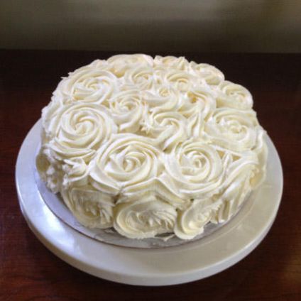 White Rose Cake