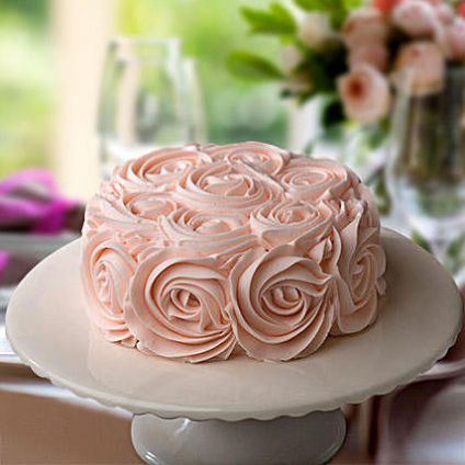 Pink Rose Cake