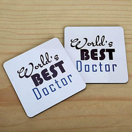 World's Best Doctor Coasters