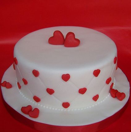 Round Shape Fondant Cake