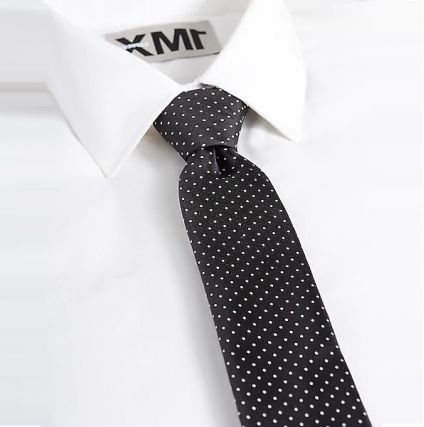 Black Silk Tie