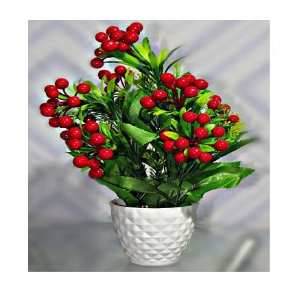 Cherry Plants with vase