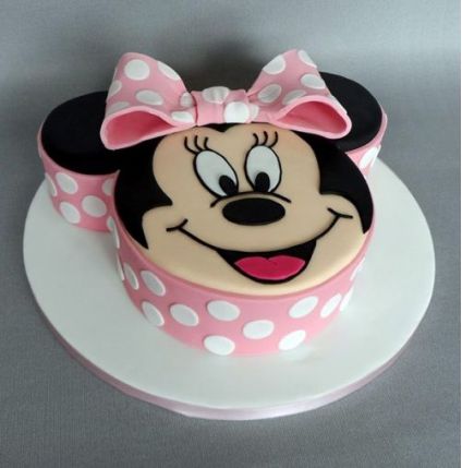 Mickey mouse face cake