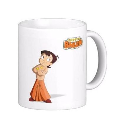 Exoctic silver chhota bheem Mug