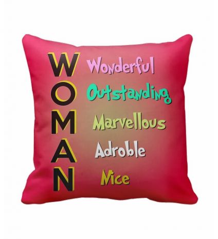 Happy women's day cushion