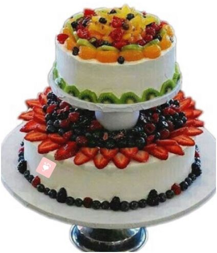 2 tier Fruit Cake