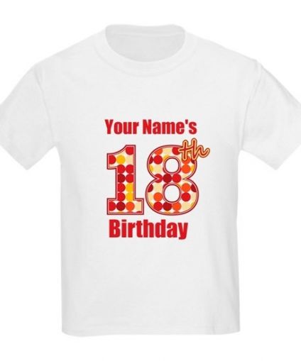 birthday personalized t-shirt