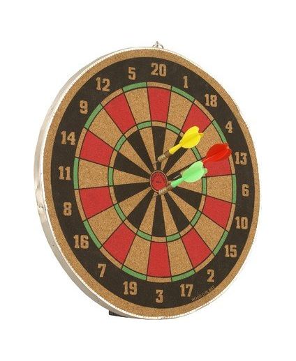 Wood O Plast Dart Board Set 16 inch