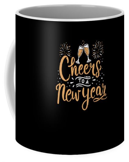 Happy New Years pug dog mug.. Coffee Mug