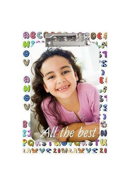 Personalized Exam Board - Fun Kid Exam Writing Board Pad