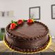 1 Kg Chocolate Cake,12pcs Mixed Flowers and 6 pcs Balloons