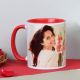 Personalized red mug