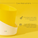 3 Pcs Yellow Self watering pot